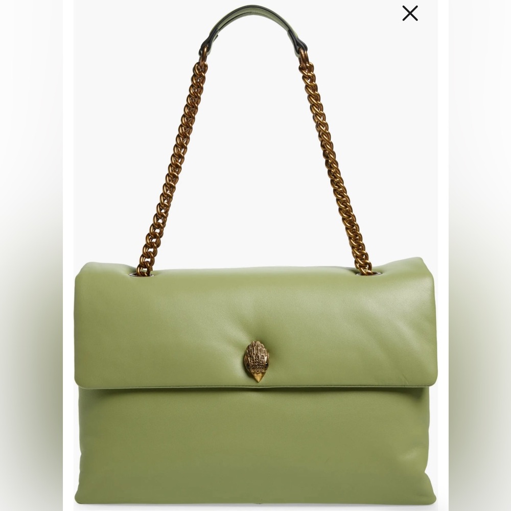 Green Leather Shoulder Bag
